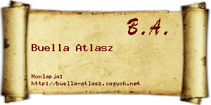 Buella Atlasz névjegykártya